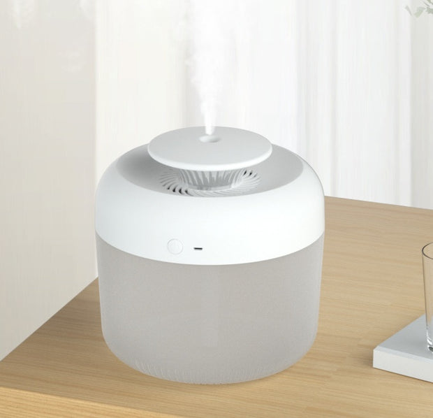 Large Capacity USB Ultrasonic Air Humidifiers 7 Color LED Lamp