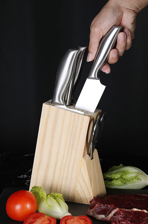 Stainless steel kitchen knife gift set