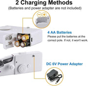 Plus Accessories Handheld Electric Sewing Machine Set