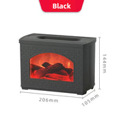 Simulated Fireplace Air Humidifier Flame Effect