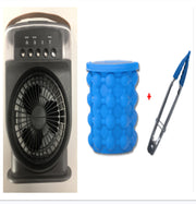 Portable USB Air Conditioner Cooling Fan With 5 Sprays 7 Color Light