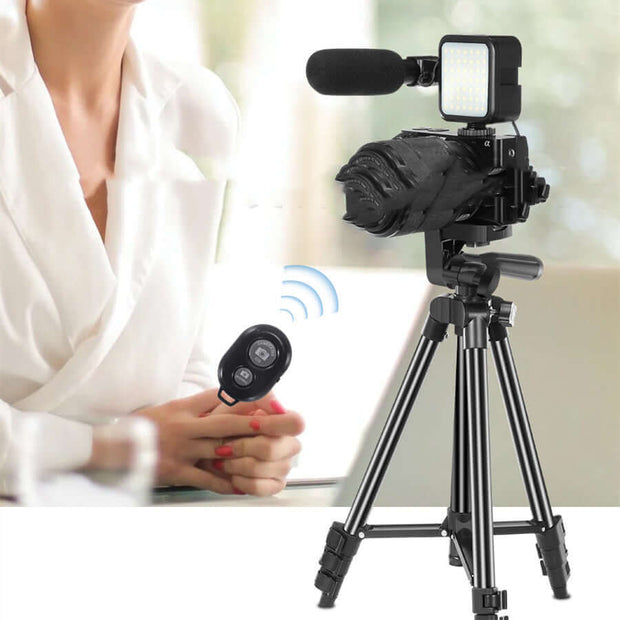 LED Light Video Shooting Portable Tripod